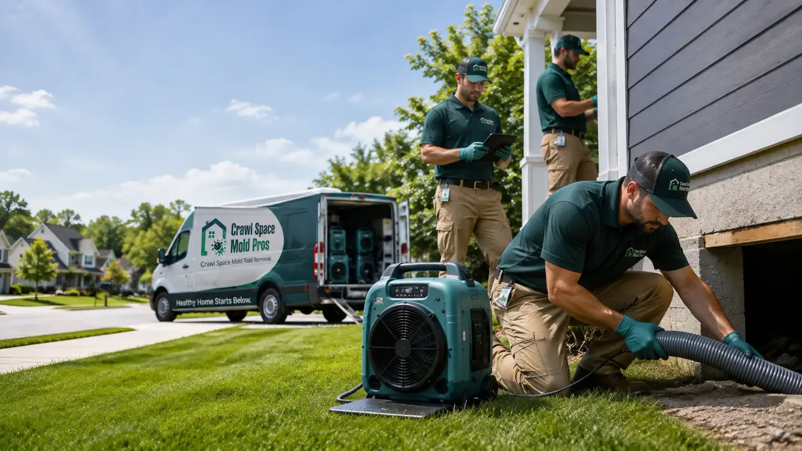 Crawl Space Mold Removal in East Falmouth, MA